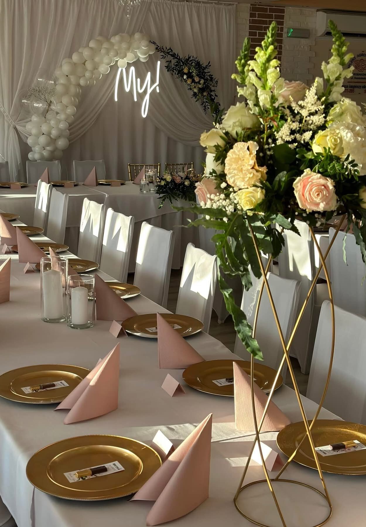 organizacja imprez dekoracja weselna